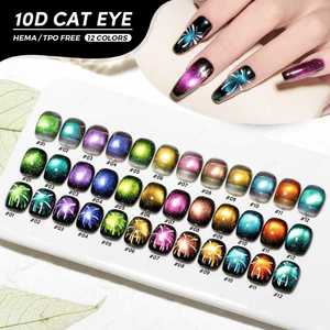 JTING-Ensemble de Vernis à Ongles <span class=keywords><strong>en</strong></span> Gel 10D pour Yeux de Chat Effet Feu d'Artifice 12 couleurs Aimant Diamants, Marque Privée OEM ODM - Product Image 1