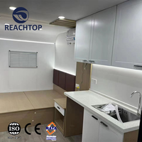 Personnalisable 20ft & 40ft Acier Chambre Mobile Extérieur Insonorisé Apple Cabine Conteneur Maisons pour Bureau Hôtel Villa Utilisation en Gros