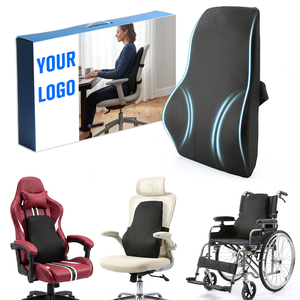 Cojín de Soporte Lumbar con Cubierta de Malla y Doble Correa Ajustable <span class=keywords><strong>para</strong></span> <span class=keywords><strong>Silla</strong></span> de Oficina, Cojín de Soporte <span class=keywords><strong>para</strong></span> <span class=keywords><strong>Espalda</strong></span> <span class=keywords><strong>para</strong></span> Coche, <span class=keywords><strong>Silla</strong></span> de Computadora, Sillón Reclinable, con Memoria - Product Image 1