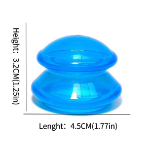 Nuevas Copas de Masaje de Silicona Transparente Anticelulitis para Terapia de Masaje, Juego de Copas de Hijama, Talla M - Product Image 6