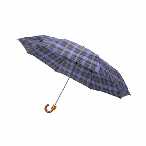 Parapluie inversé de 38 pouces avec 12 baleines et ouverture automatique, en tissu 190T, poignée en bois, cadeau d'affaires, 60 pièces/boîte, modèle 83988 - Product Image 3