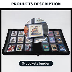 Album de cartes <span class=keywords><strong>à</strong></span> collectionner Toploader <span class=keywords><strong>à</strong></span> 9 pochettes, compatible avec les cartes Toploader, pour cartes MTG Yugioh TCG - Product Image 3