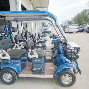 Scooter Eléctrico de 4 Ruedas, Triciclo con Motor de 48v, Carrocería Abierta para Pasajeros, Triciclo Eléctrico de 48v - Product Image 4