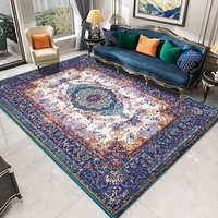 Tapis vintage noir et gris, tapis en polyester antidérapant, lavable à l'eau, tapis de sol intérieur pour la décoration de la chambre