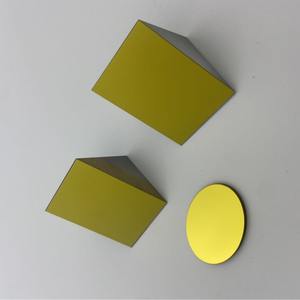 대구경 BK7/H-K9L 광학 유리 직각 프리즘 금도금 고반사 표면 및 고정밀 표면 - Product Image 1