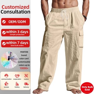 Nouveau pantalon <span class=keywords><strong>homme</strong></span> 2026 style coréen vintage urbain, <span class=keywords><strong>coupe</strong></span> droite large évasée, avec coutures irrégulières et boutons décoratifs - Product Image 5