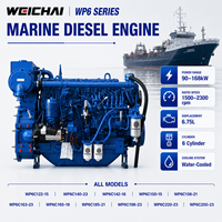 Weichai WP6 Serie 90kW bis 168kW Schiffsantriebsdieselmotor Korrosionsbeständig Langlebige Leistung für Fluss- und Seefrachtschiffe