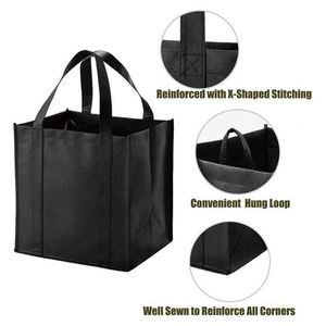 Sacs en PP non tissés avec logo imprimé, sacs d'épicerie écologiques, sacs de courses non tissés, sacs fourre-tout non tissés - Product Image 4