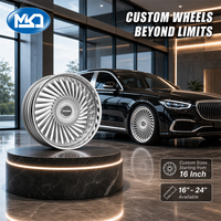 Jante en alliage forgé 20 pouces 5x114.3, design à rayons maillons, concave profond, finition Gunmetal, compatible avec berlines, SUV, véhicules électriques, usine OEM ODM