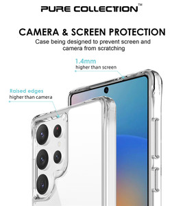 <span class=keywords><strong>Cover</strong></span> <span class=keywords><strong>trasparente</strong></span> per telefono <span class=keywords><strong>trasparente</strong></span> in TPU PC ibrido per telefono <span class=keywords><strong>trasparente</strong></span> in cristallo antiurto per Samsung Galaxy S25 Ultra S24 S23 Ultra S22 <span class=keywords><strong>S21</strong></span> - Product Image 4