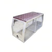 Nouvelle cage à chien en aluminium robuste tendance pour remorque, camionnette et pick-up