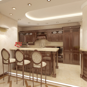 2025 Modern Classic <b>Wood</b> Kitchen Storage <b>Set</b> Eco-Friendly Foldable Cabinets Easy <b>Clean</b> Acrylic Surface for Living Room Gym Villa - Product Image 1