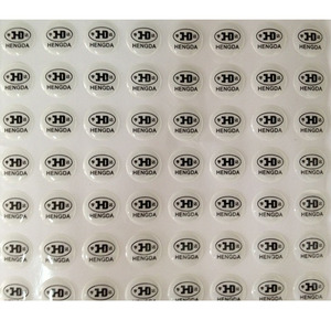 CMYK 4 cores Processo Impresso ou claro Epoxies Cristal Transparente Resina Epóxi Adesivos para Tampa de Garrafa com logotipo - Product Image 5