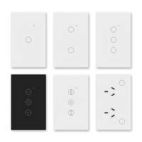 Interrupteur intelligent IGOTO SAA Tuya Light, prise murale Zigbee australienne SAA IP20, interrupteur mural Wifi 220V approuvé SAA australien