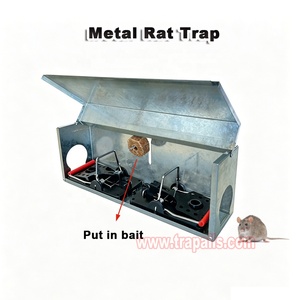 Trampa para <span class=keywords><strong>Ratas</strong></span> de Doble Entrada, Tipo Túnel, de Acción Rápida y Resistente para Exteriores - Product Image 3