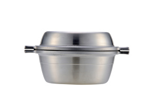 Precision-Cast Aluminum Body 20cm 24cm Dual <b>Soup</b> Stock <b>Pots</b> For Cooking Set Non Stick - Product Image 2