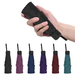 New Style 5 Folding Light Pocket Small Mini Umbrella For Travel