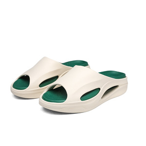 Tongs à plateforme pour hommes, semelle EVA, antidérapantes, confortables, sandales de plage d'été, taille 40-45 - Product Image 4