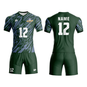 Tenue de football unisexe de haute qualité, nouveau kit d'entraînement de football avec service OEM, ensemble de maillots de football pour enfants, séchage rapide, vêtements d'équipe - Product Image 3