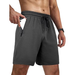 2025 pantalones cortos deportivos para correr para hombre, pantalones cortos ligeros de poliéster para entrenamiento de gimnasio, cintura elástica, cómodos pantalones cortos Cargo Logo - Product Image 4