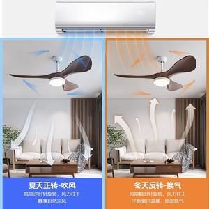 大型風力クロスボーダーファンランプ、北欧風ホームリビングルーム天井、商業用レトロレストランインバーターシャンデリア - Product Image 3