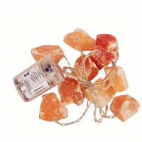 Guirlande lumineuse USB en sel de l'Himalaya sculpté, toucher réel, thème amour et musique, décoration intérieure, cadeau de fêtes