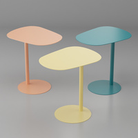 Table basse moderne en fer, table d'appoint de canapé, mobilier de salon mobile, design simple