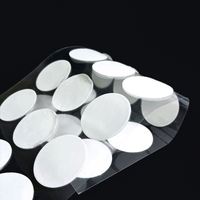 Points adhésifs ronds transparents blancs sur mesure en acrylique, double face, avec colle nano