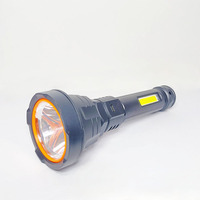 Linterna LED de Plástico para Camping, Recargable, Impermeable, Tipo-C, Portátil, con Alcance de Haz de 200-500m