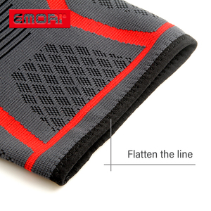 Genouillère de soutien rotulien en nylon tricoté 3D à haute élasticité pour le sport en extérieur - Product Image 3