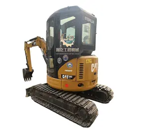 Máquina escavadora de amendoim Cat 303 Mini Para Uso Doméstico Cat303 304 Cat 303cr 304 305.5 306E 307E 308C Escavadeira De Esteira De Borracha