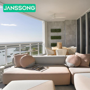 Ensemble de canapés d'extérieur en rotin de Londres, pas cher, avec table de foyer relevable, en aluminium, pour terrasse, jardin, extérieur, métal durable - Product Image 3