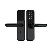 Serrure de porte intelligente TT TUYA à empreinte digitale, sans clé, pour appartement résidentiel, OEM ODM, fournie directement par l'usine