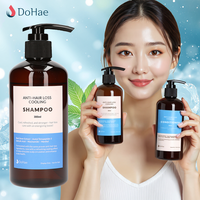 Shampoing Rafraîchissant au Menthol Anti-Chute OEM Marque Privée Menthe Croissance Capillaire Soin du Cuir Chevelu Cheveux Affinés Renforcement Trèfle Rouge