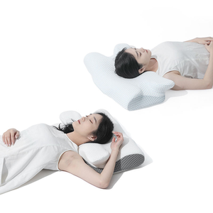 Benutzer definiertes Horn kissen Memory Foam Ergonomisches Zervix kissen Schlaf <span class=keywords><strong>design</strong></span> für seitliche Rückens chläfer Zervikale Form Ortho pä disches Kissen - Product Image 1