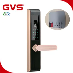 KNX Kunci Pintu KNX/EIB GVS K-bus, Sistem Rumah Pintar Kartu Sidik Jari Digital Keypad KNX Mengintegrasikan Kunci Pintu Pintar 2019