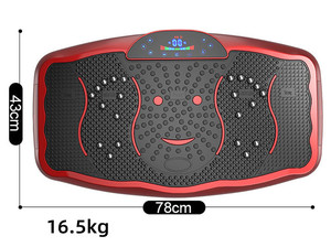 Machine de plate-forme de vibration brûlant les graisses amincissant la perte de poids paresseux secouant le dispositif oscillant ultime d'entraînement - Product Image 5