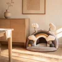 Canapé-lit orthopédique de luxe pour chiens et chats, moderne, rectangulaire, avec coussin confortable
