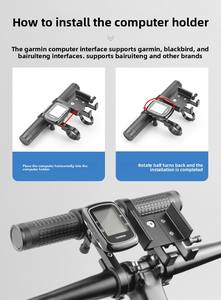 Support de phare de vélo multifonctionnel 5 en 1 - 1200Lm IPX65 Étanche 5000mAh USB Rechargeable Support de téléphone/montre - Product Image 6