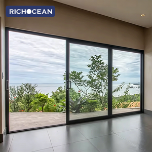 <span class=keywords><strong>Porte</strong></span> <span class=keywords><strong>coulissante</strong></span> moderne en aluminium à double rail RICHOCEAN, sur mesure, à haute efficacité énergétique, pour villa - Product Image 4