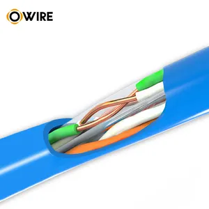 8 الأساسية 300 متر لفة زوج الملتوية 23awg hdpe lszh جودة عالية cat6a utp كابل للداخلية