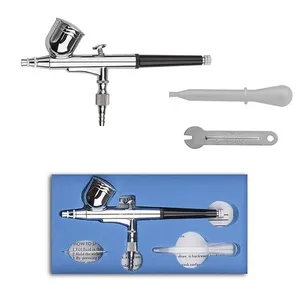 Gravity Dual-action Mini Airbrush <b>Paint</b> Nail Spray Gun Makeup <b>Paint</b> <b>Set</b> Face Tattoo Art Beauty Inkjet Car Repair DIY Tool - Product Image 2