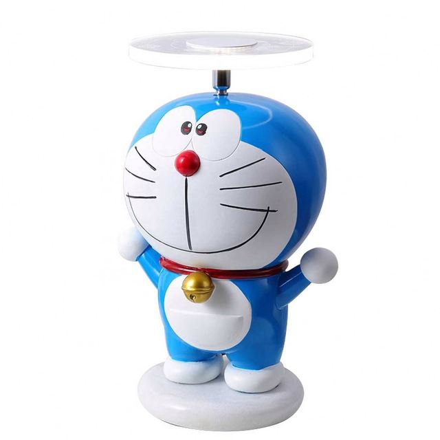 New Creative Design Anime Cartoon Doraemon Night Light Nordic Style Children's Room Warm Cute Desk Lamp Modern AC Power Supply