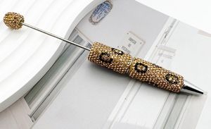 Bolpoin berlian imitasi penutup penuh Bling pena manik-manik perhiasan DIY kreatif hadiah kantor sekolah Promosi - Product Image 5