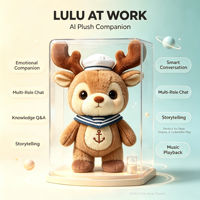 Renne de Noël électrique en peluche, jouet interactif intelligent avec musique et danse, cadeau de Noël pour garçons et filles