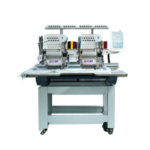 Máquina de Bordar Plana de Alta Velocidad, Automática, Computarizada, de 2 Cabezas, con Función de Lentejuelas - Product Image 1