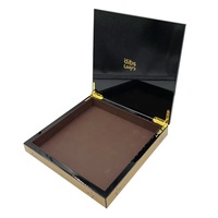 Conception personnalisée en gros de luxe en bois chocolat date boîte-cadeau pour le ramadan