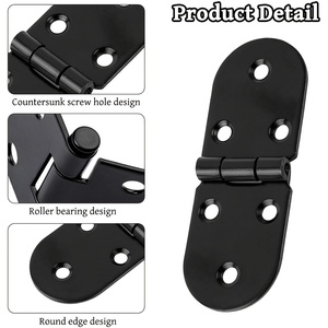 Charnière à rabat autoportante en alliage de Zinc SSR charnière de porte encastrée Design européen 180 ouverture pour cuisine salle à manger salon - Product Image 2