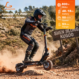 สกู๊ตเตอร์พับได้ Pro Folding Off Road สำหรับผู้ใหญ่ มอเตอร์ 800W กำลังสูง 48V 18Ah สกู๊ตเตอร์ไฟฟ้าพับได้แบบพกพา F1 Pro 800W มอเตอร์คู่ทรงพลัง - Product Image 1