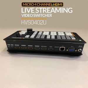Avmatrix HVS0402U NOUVEAU 4 Canaux HD-MI Commutateur Vidéo Vivre Atreaming Qith Luminance chrominance principaux En Aval FTB/ <span class=keywords><strong>PIP</strong></span> pour Tally - Product Image 3